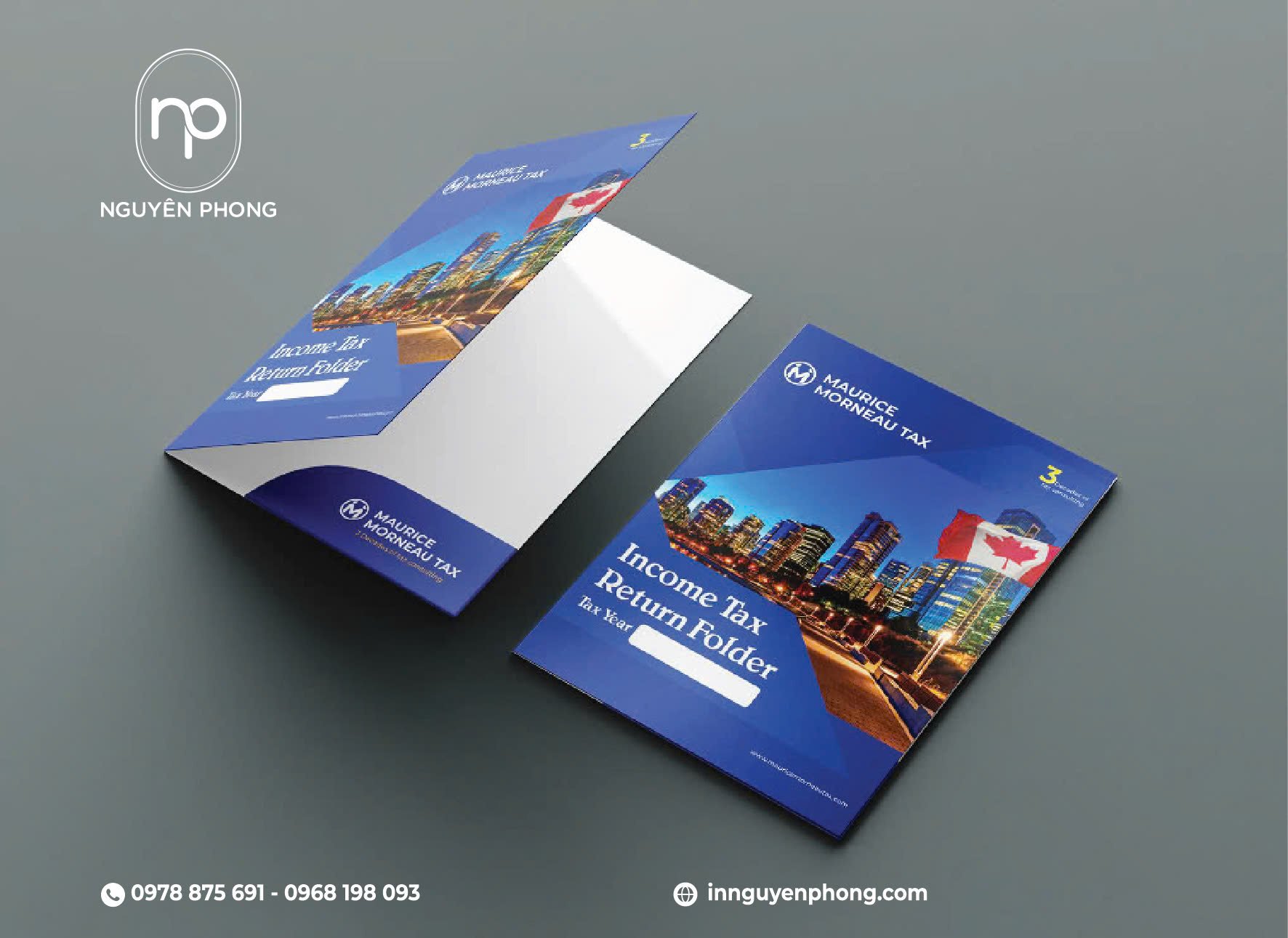Mẫu thiết kế folder cho sự kiện 